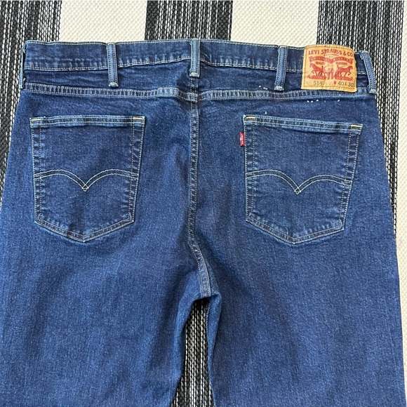 Levi's 514 Dark Wash Boot‎ Cut Jeans Size: W40/L30 - Picture 11 of 12